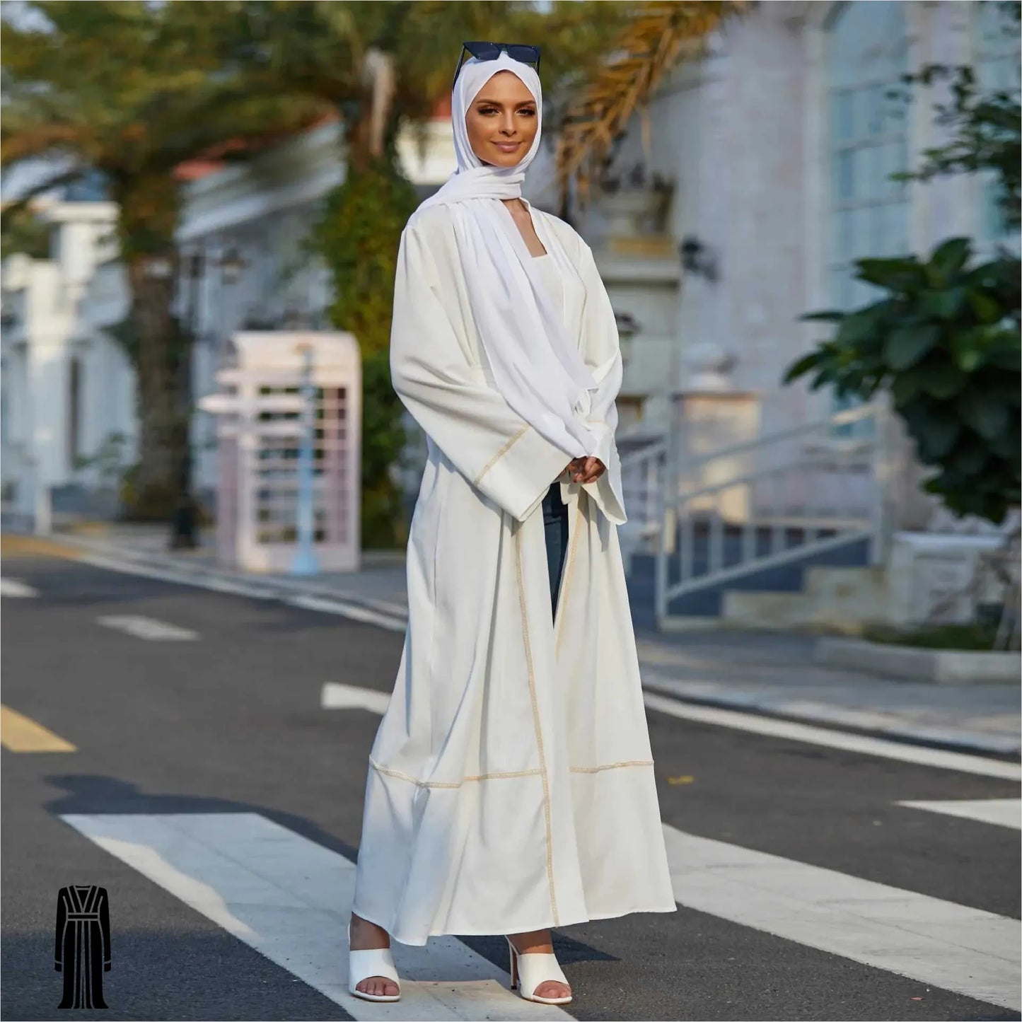 Abaya Dubai Blanche